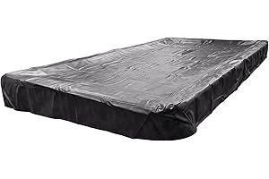 ASKA 9 ft Pool Table Cover, Heavy Duty Waterproof Vinyl, Leatherette Finish, Fits 9 Foot Tables (113.5" x 64" x 8"), Dust & S