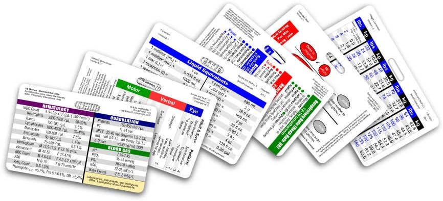 Mini Nurse Horizontal Badge Card Set - 6 Cards