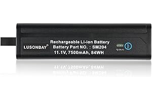 LUSONBAY SM204 Laptop Battery for Anritsu MP1026A MS2721 MT8222A MTS6000 633-75 OTDR YOKOGAWA AQ7280 S331E 11.1V 84WH/7500mAh