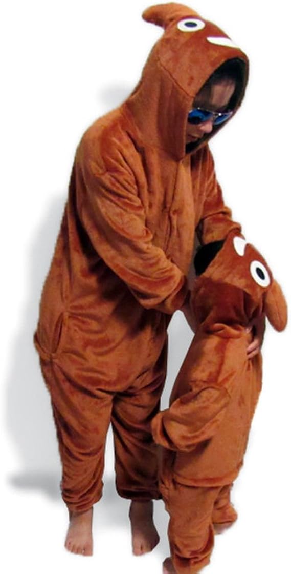 Unisex children Poo Emoji Pajamas Emoticon Onesie Costume Sleepwear 85 Amazon.co.uk Clothing