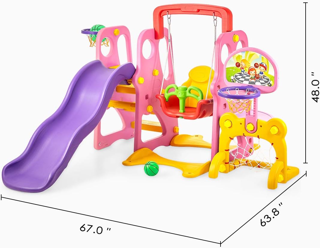 Climber and Swing Set Toddler 5 in 1 