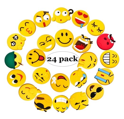 Emoji imanes de nevera, juego de 24 fuerte imanes para nevera para ...