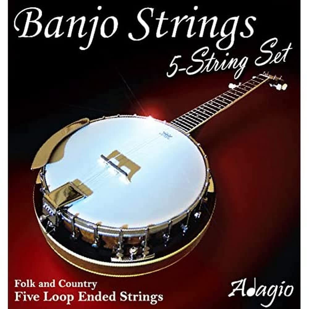 Adagio Musical Instruments Pro 5-String Banjo Strings Pack BAN5