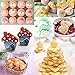 COKOSIM Mini Cookie Cutter Set,15 Piece Fruit Biscuit Cutters,Multi Vegetble Animal Fruit Cutter Shapes for Kids