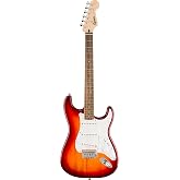 Squier Sonic Stratocaster Electric Guitar, with 2-Year Warranty, Sienna Sunburst, Laurel Fingerboard