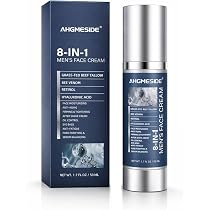8-in-1 Face Cream for Men, Anti-Aging Daily Moisturizer with