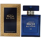 Rich Blu Icone by Johan.B, 3 Oz EDT Spray for Men