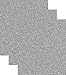Siser Glitter Heat Transfer Vinyl HTV for T-Shirts 10 by 12 Inches (1 Foot) Sheets 3 Pack (Silver)