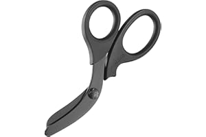 XSHEAR® 7.5” Black Titanium Coated Extreme Duty Trauma Shears. Tough and Durable Medical Scissors for the Paramedic, EMT, Nurse or any Emergency Healthcare Provider