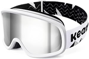 Keary Ski Goggles Men Women OTG 100% UV Protection Snowboard Goggles Snow Goggles for Adult Youth Snowboarding Goggle