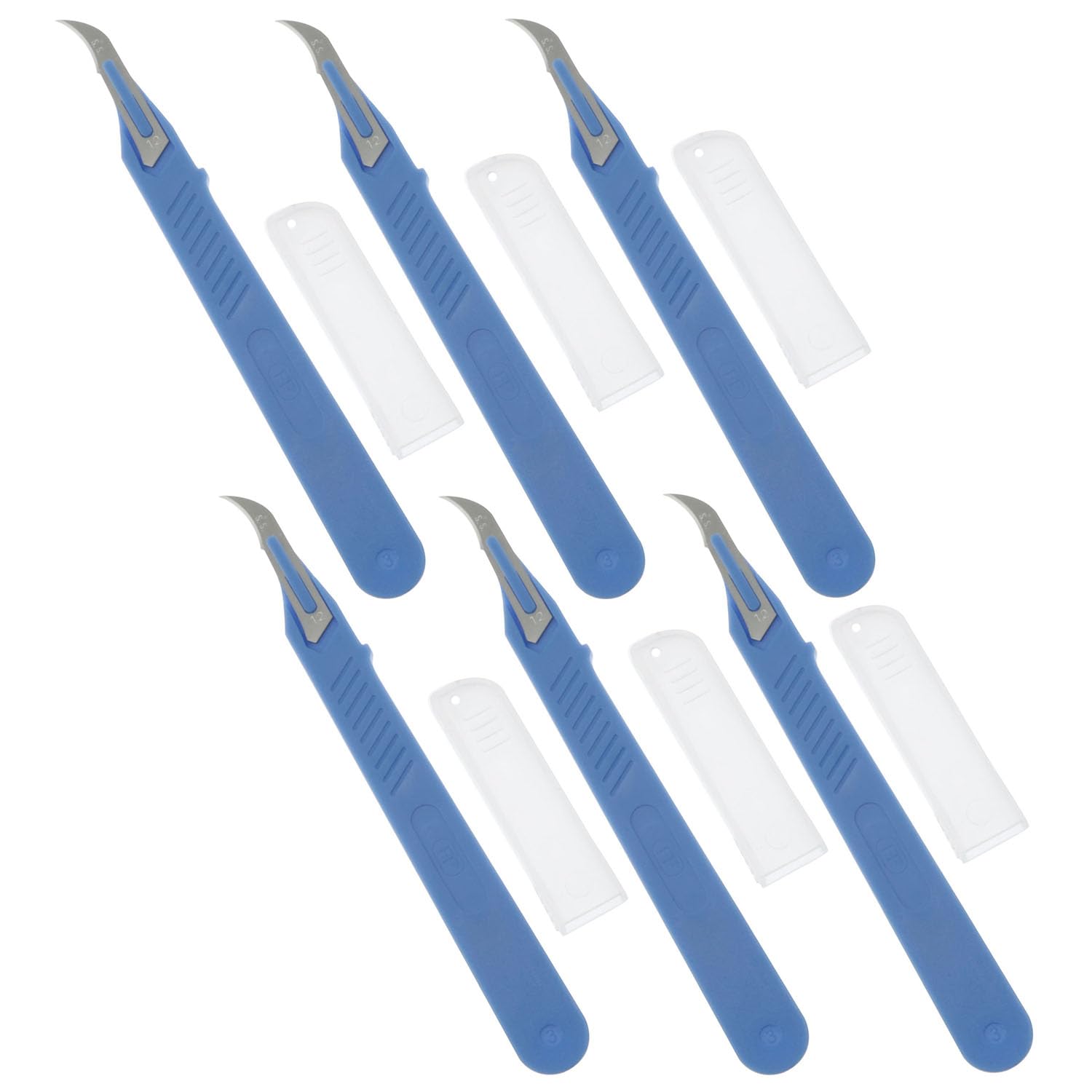 Photo 1 of XGNG Blue Sewing Stitch Remover Plastic Handle Thread Cutter Razor Stitch Remover Thread Removal Tool with Protective Cover for Sewing Hand Embroidery