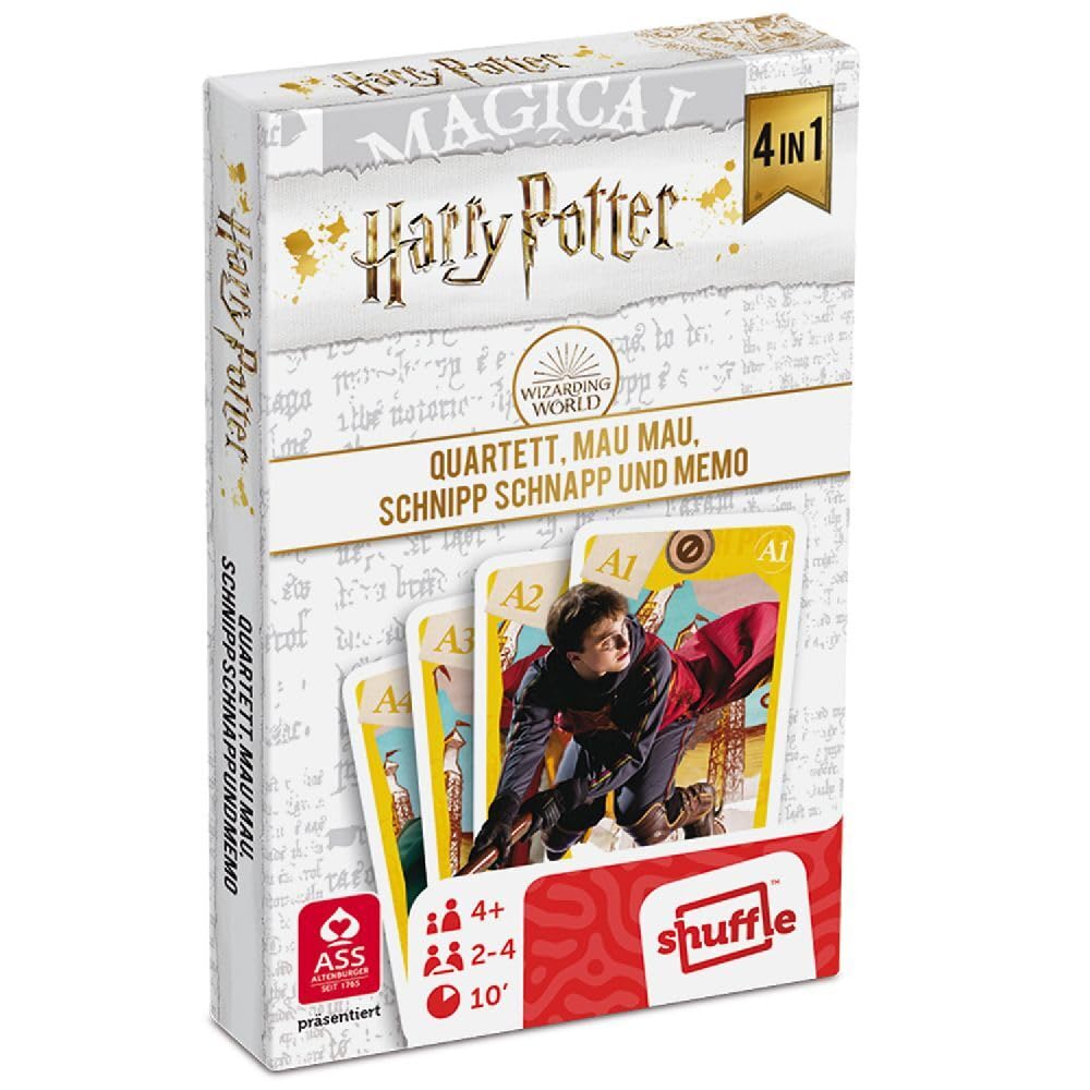 ASS 22584064 Harry Potter 4-in-1 Playable as Quartet, Mouse, Schnipp Schnapp and Memo