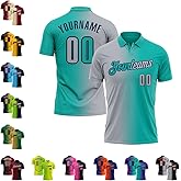 Custom Gradient Polo Golf Bowling Dart Tennis Jersey Shirt Personalized Business Work Team Uniforms for Men Women Youth