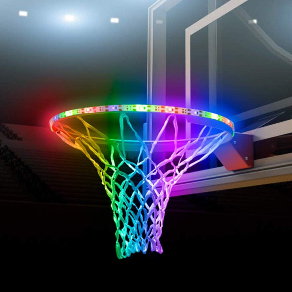 ThinkTop Waterproof LED Basketball Hoop Light, Basketball
