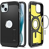 Spigen Tough Armor MagFit Designed for iPhone 15 Case (2023) [Kickstand] [Military-Grade Protection] Compatible with MagSafe - Black