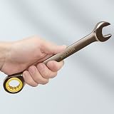 Meccion 21mm Fixed Head Ratchet Spanner Chrome Vanadium Black Nickel view 6