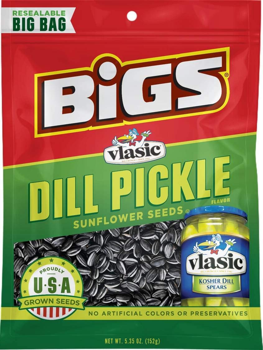 Bigs Vlasic Dill Pickle Sunflower Seed 12 per pack 4