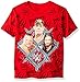 WWE Little Boys' John Cena T-Shirt Shirt, Red Print, 4