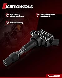 Torchbeam 6 Packs Ignition Coil UF401 Fit for 003