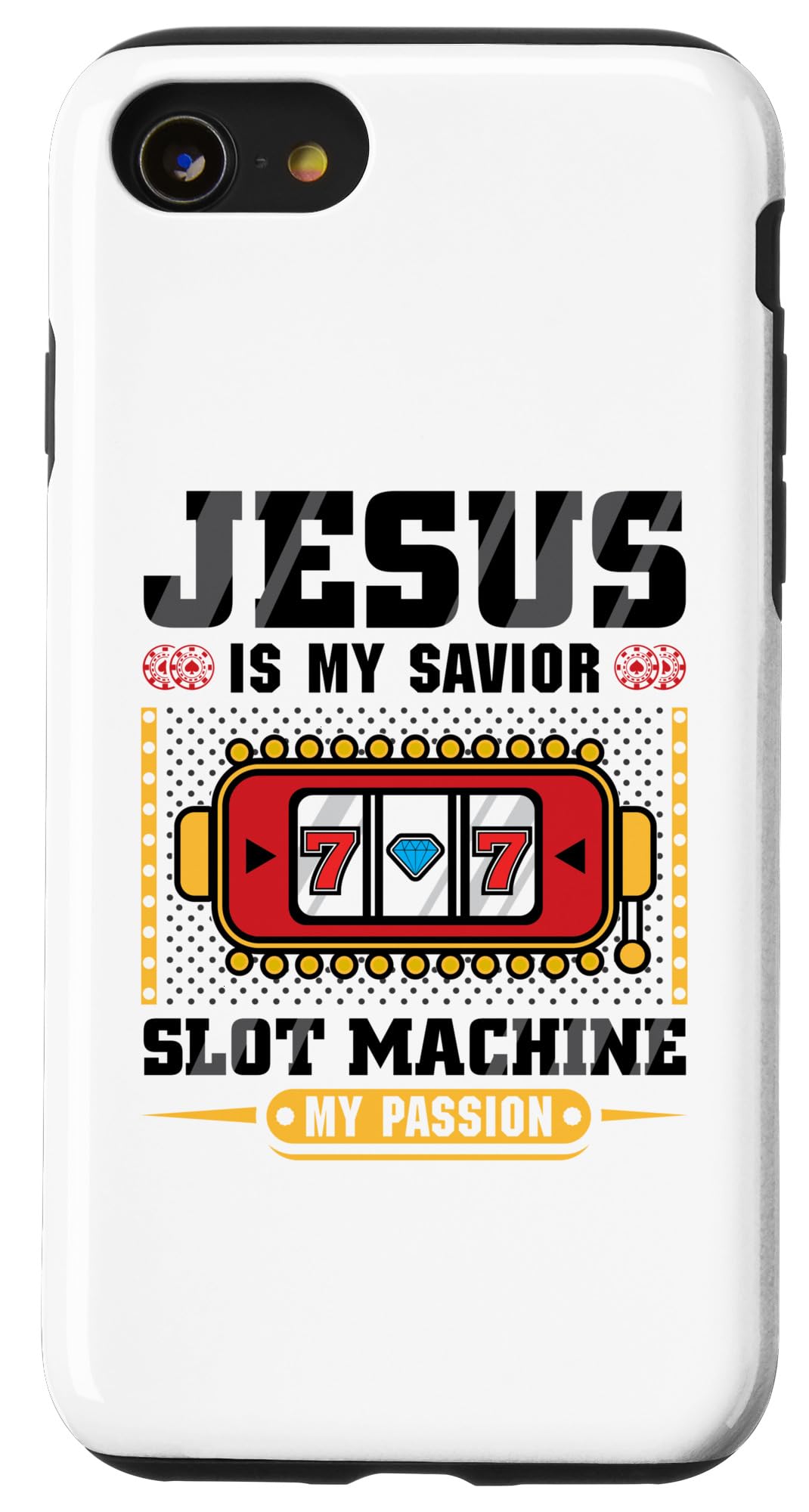 Mens Casino Costume - Slot Machine my passion Case for iPhone SE (2020) / 7 / 8