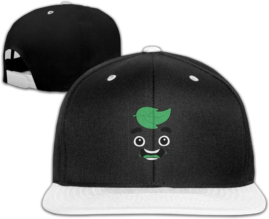 Kids Guava Juice Falt Hat Hip Hop Baseball Cap 9white