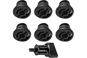 6 Pcs Oil Drain Plug No Leak 06L103801 with Oil Drain Plug Removal Tool for Volkswagen 1.8L 2.0L Petrol replacement for Aud G