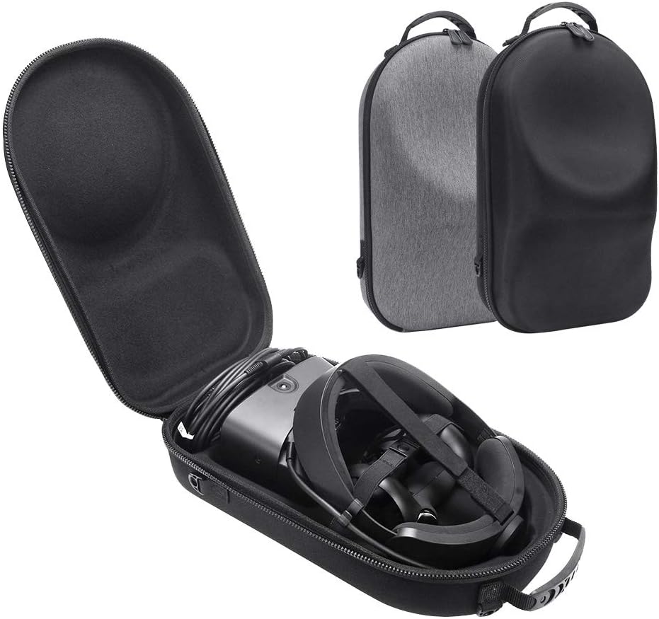 MASiKEN Hard Travel Case for Oculus Rift S PC-Powered VR Gaming Headset by Oculus - Carrying Case Protective Storage Box Shoulder Bag (Black)