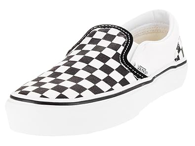 boys black and white vans