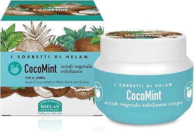 Helan I Sorbetti CocoMint Body Scrub 150ml - Vegan Coconut Mint Exfoliator