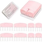 Knit Blocking Pins Kit,20pcs Knit Blocking Combs & 50pcs Knitting T Pins and 1pcs Tape Measure,Used for Crochet Lacework or N