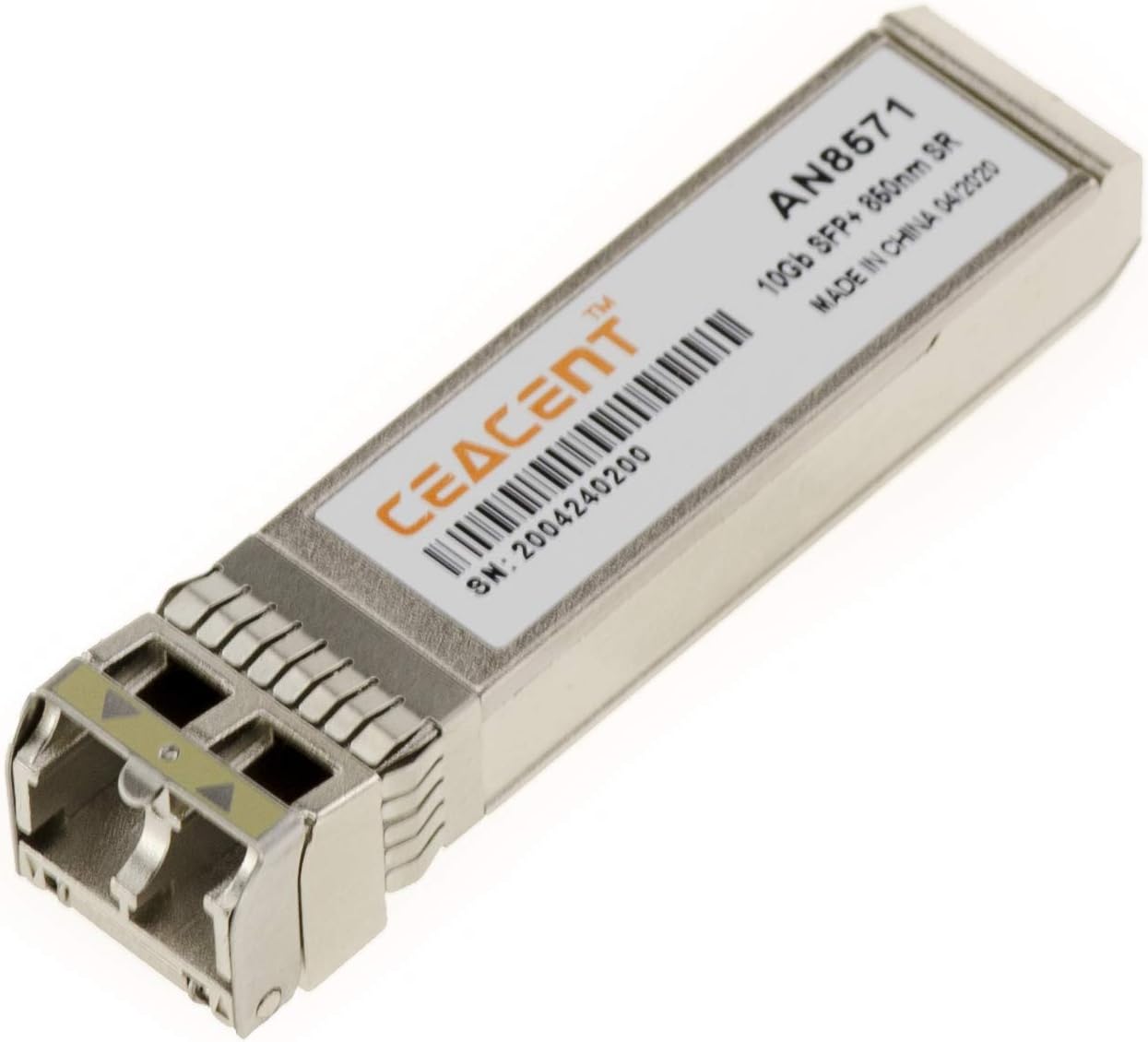 KALEA-INFORMATIQUE SFP+ 10GBase-SR Multimode LC Fibre Optic Transceiver Module. Wavelength 850nm, Black