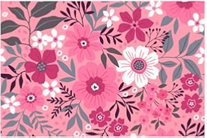 PRETTY PLACEMATS Disposable Placemats for Baby, Toddler and Kids, 40 Pack, Restaurant Stick-on Table Mats, 12x18, BPA Free, Beautiful Design