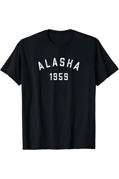 Amazon.com: Retro School-Style Anchorage, Alaska 1914 T-shirt 