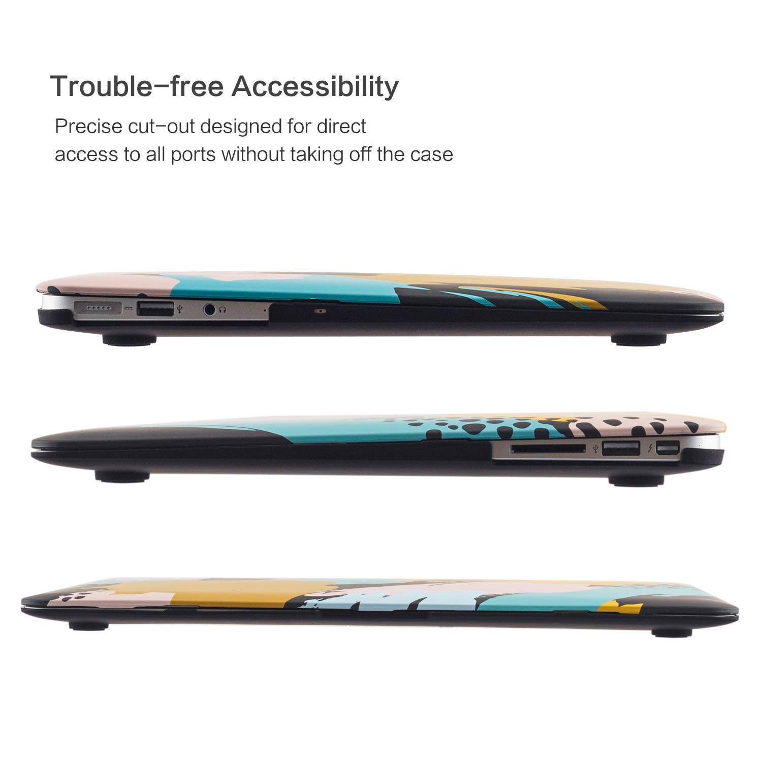 MacBook Air 13 Inch Case, TeenGrow Plastic Hard Protective Smooth MacBook Shell Case Keyboard Cover MacBook Air 13\