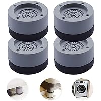 4 Pcs Anti Slip Anti Vibration Rubber Washing Machine Support, Shock and Noise Cancelling Washing Machine Feet Pads…