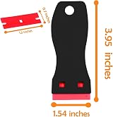 CANOPUS Plastic Scraper Tool Non Scratch with 10 Plastic Razor Blades view 5