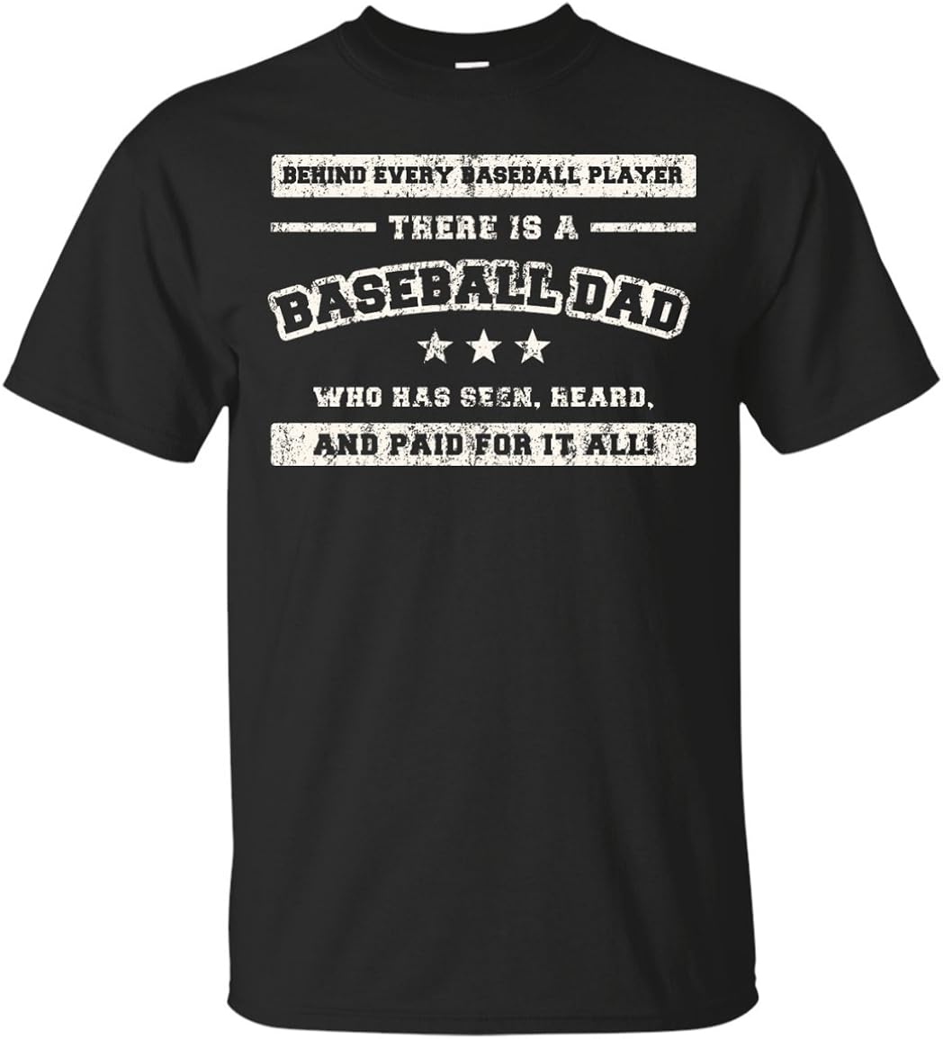 Funny Baseball Dad Father's DayTShirt Clothing