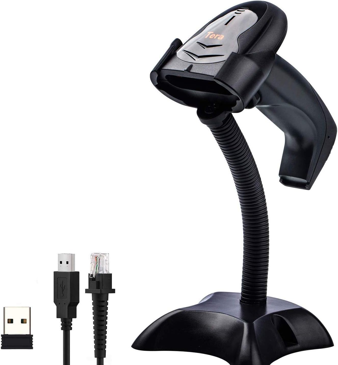 Tera CCD Barcode Scanner Wireless Kabellos 1D Handscanner Lesegerät USB