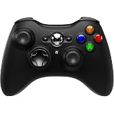 ZHCWM Wireless Xbox Controller for Xbox One, Series X|S, PC,Black | wireless gamepad compatible with Xbox One, Series X|S, and Windows PC. Ergonomic grip, dual vibration , No 3.5mm audio jack