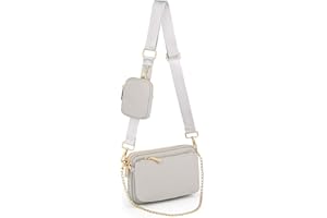 UTO Small Crossbody Bags for Women 3 in 1 Trendy Belt Purse Fashion Designer Mini Cute Sling Fanny Chest Pack