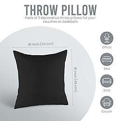 Utopia Bedding Throw Pillows Insert