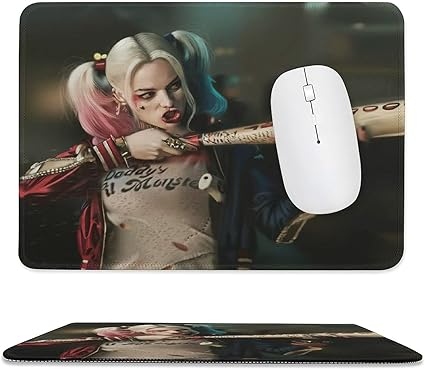 Amazon ハーレークイン オフィスかわいいマウスパッドゲーミングマウスパッドレザーマウスパッドクリエイティブ滑り止めラバーボトムコンピューターマウスパッド Gjuytrye マウスパッド 通販