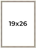 Poster Palooza 19x26 Frame Silver Modern Solid Wood