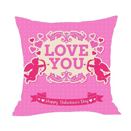 Amazon Com Throw Pillow Cover Dayseventh Happy Valentine Pillow