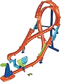 Hot Wheels Toy Car Track Set with Figure-8 Jump