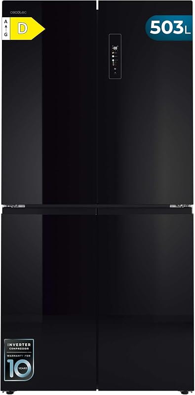Réfrigérateur Américain 4 Portes Bolero CoolMarket 4D 503 Black