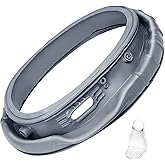 Upgraded WF45T6000AW/A5 Door Seal For Samsung Washer Door Gasket Boot Seal DC64-03788A X 006 AP6884238 Diaphragm WF45R6300AW/US WF45R6100AW/US WF45T6200AW/US WF45B6300AW WF45A6400 WF46BB670 WF50A860