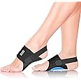 Arch Support for Plantar Fasciitis Relief: Upgraded Non-Slip Wearable Arch Support Inserts w/Built-in Orthotics - Adjustable Brace w/Gel Pads for Flat Feet High & Fallen Arch for Men Women