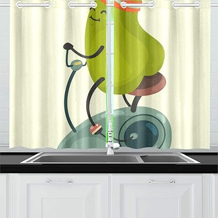 Amazon Com Yumoing Cute Pear Makes Exercise On Stationary Kitchen