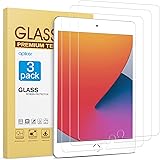 apiker 3 Pack Screen Protector Compatible with iPad 7 (10.2 inch, 7th Generation), Tempered Glass Screen Protector Compatible